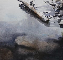 Sotto il ponte, Pittura, Acquerello su carta