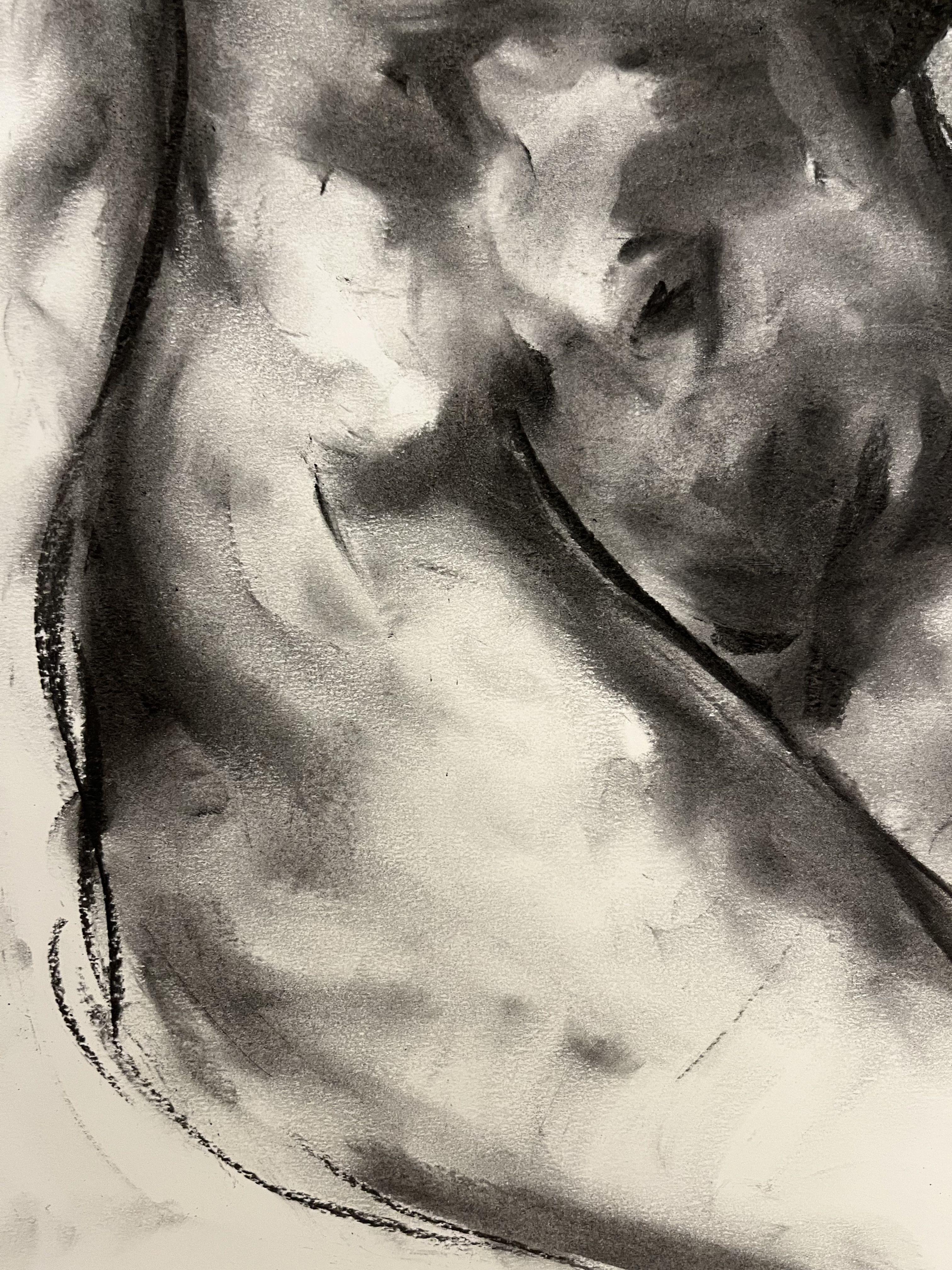 Wilderness, Drawing, Charcoal on Paper For Sale 2