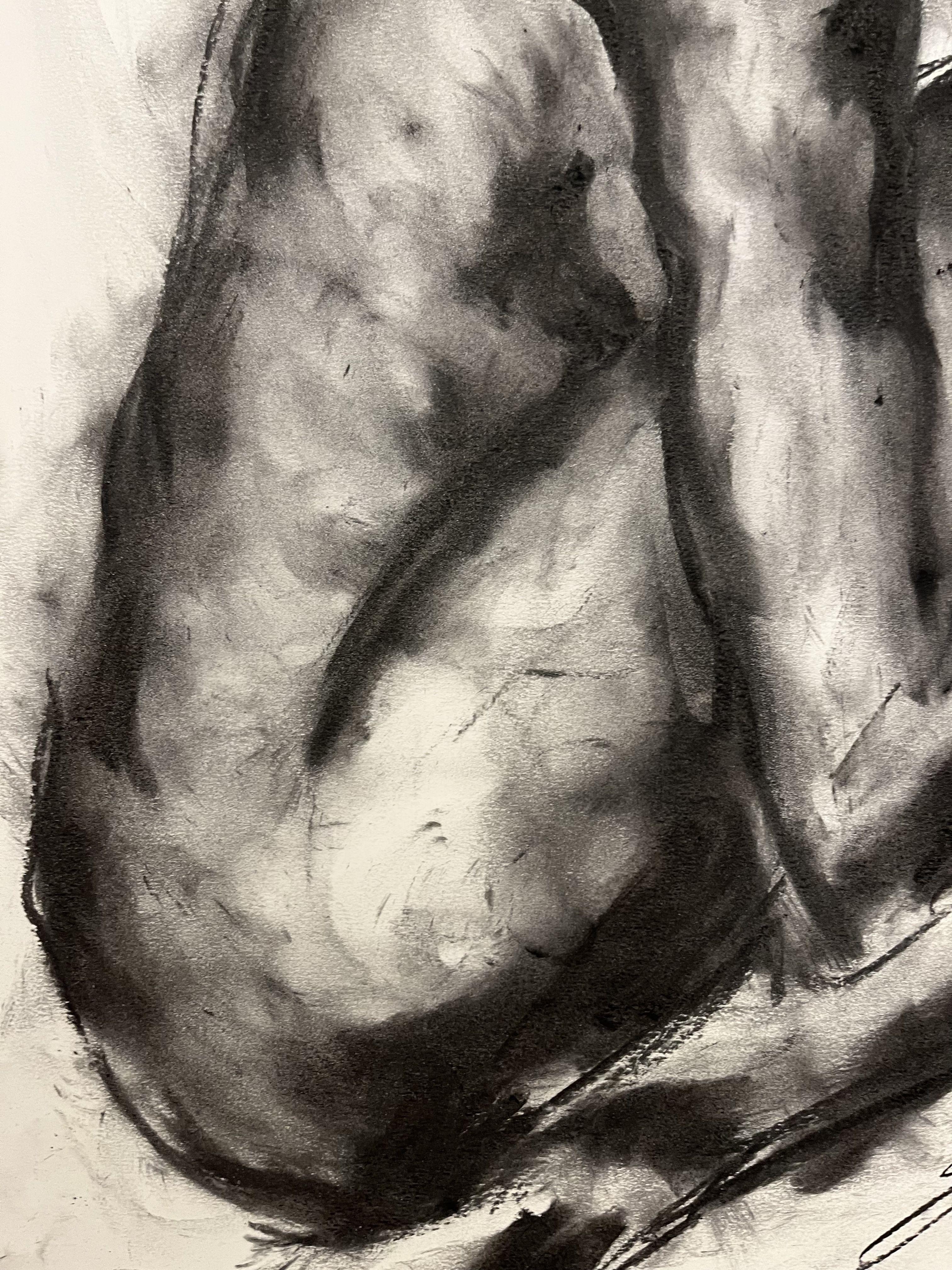 Cura, Disegno, Carboncino su carta in vendita 1