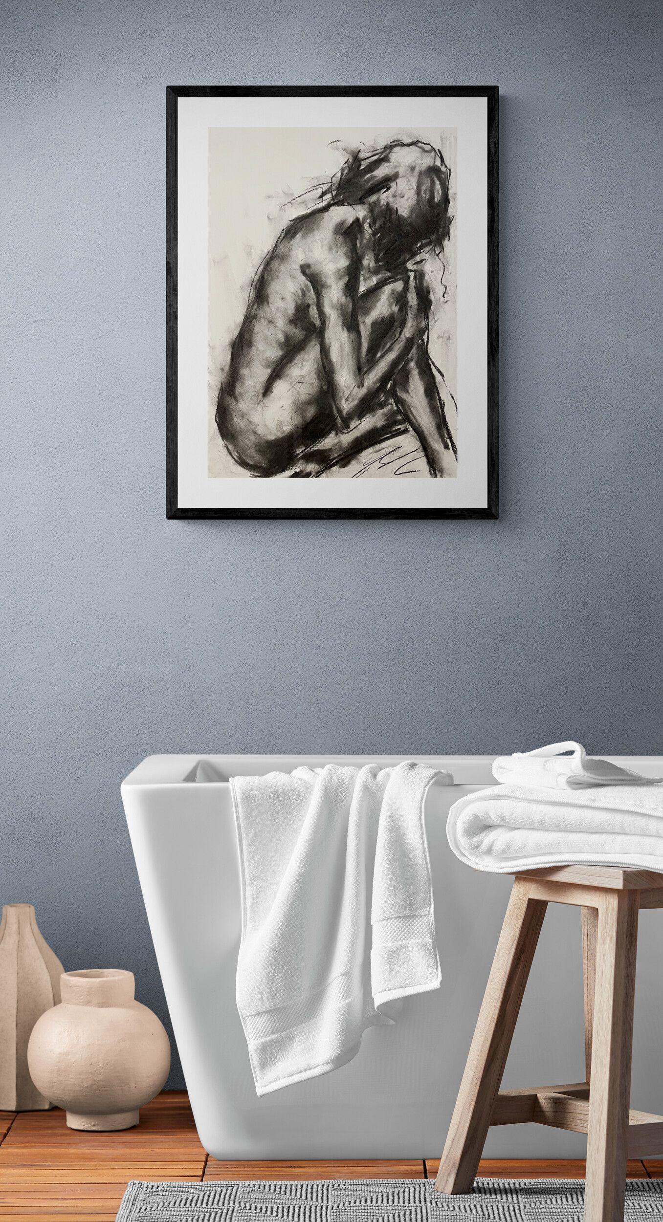 Cura, Disegno, Carboncino su carta in vendita 2