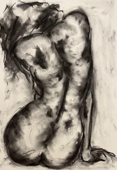 Alma, Dibujo, Carboncillo sobre papel