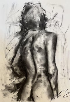 Visión, Dibujo, Carboncillo sobre papel