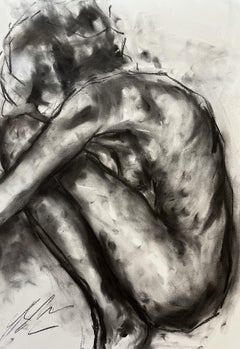 Equivocado, Dibujo, Carboncillo sobre papel