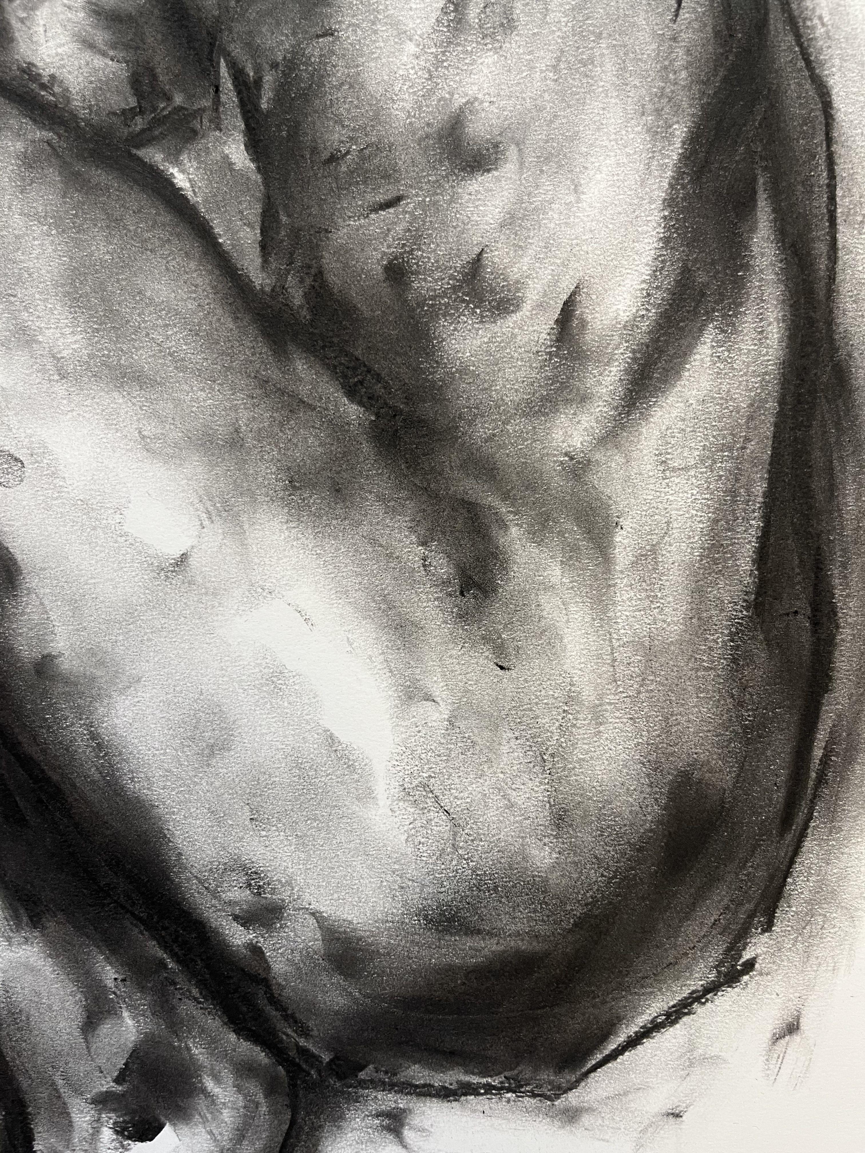 Mistaken, Drawing, Charcoal on Paper For Sale 2