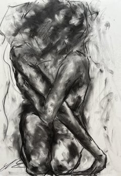 Calor, Dibujo, Carboncillo sobre papel