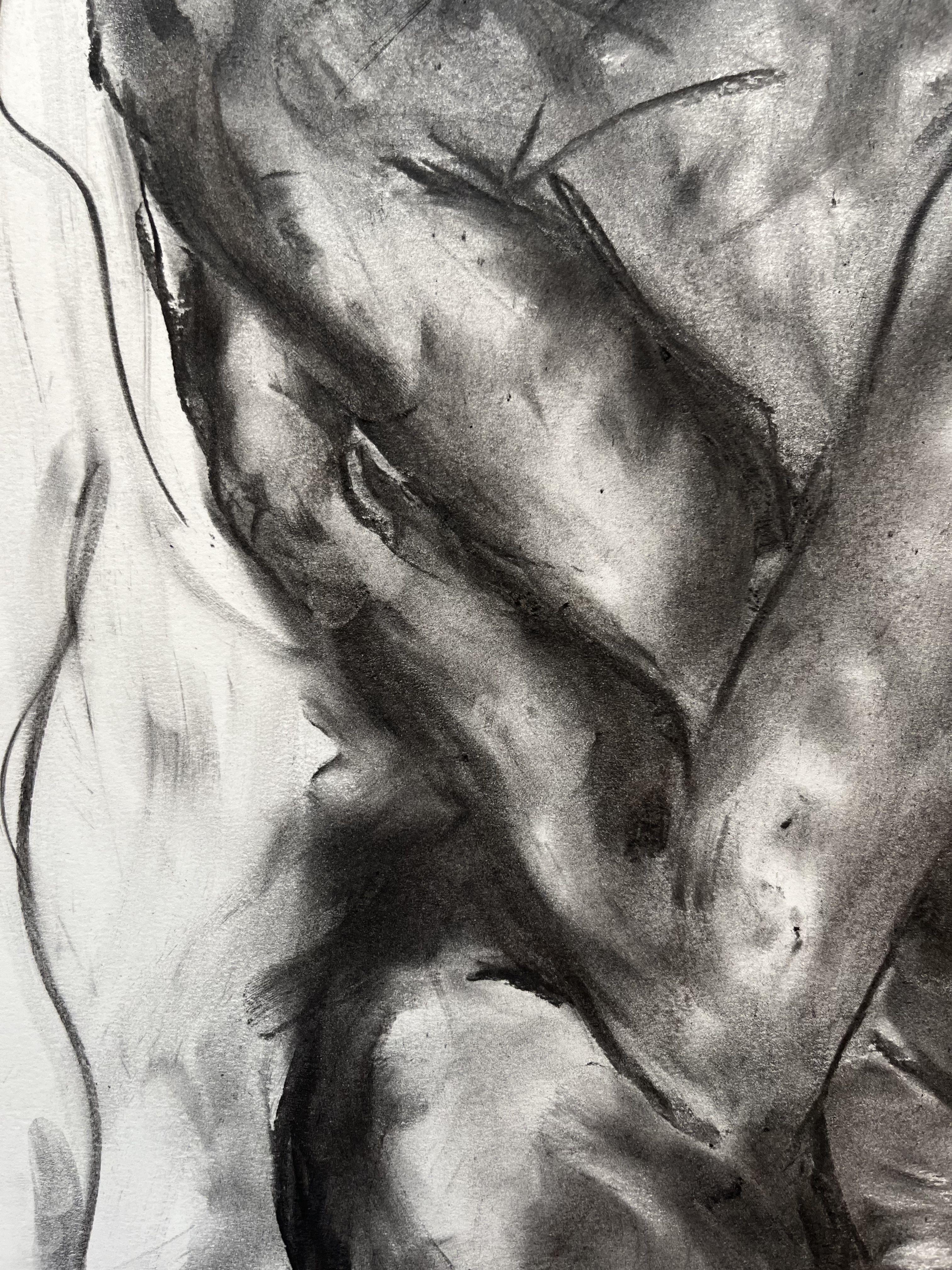 Heat, Drawing, Charcoal on Paper For Sale 1