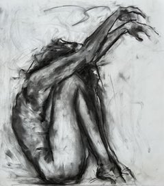 Drama, Drawing, Charcoal on Paper