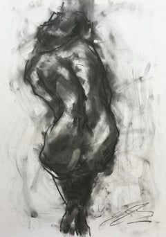 Used Cost, Drawing, Charcoal on Paper