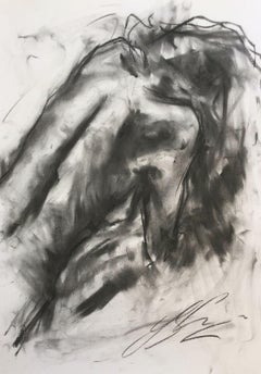 One of Us, Drawing, Charcoal on Paper