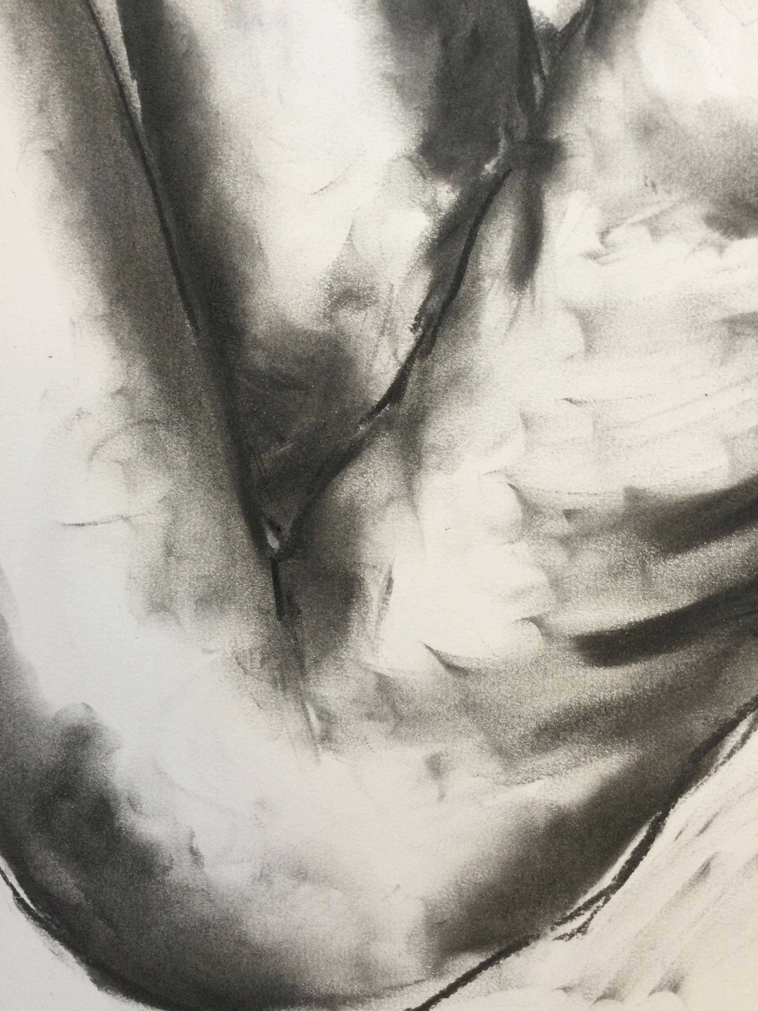 Timeless, Drawing, Charcoal on Paper For Sale 2