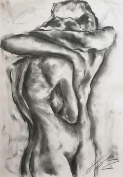 QUAPROPTER PATERNITATIS, Drawing, Charcoal on Paper