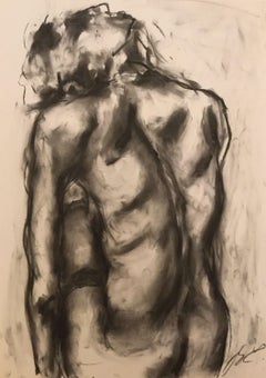 Finally, Drawing, Charcoal on Paper