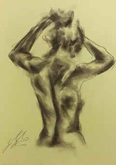 Used Vanesco, Drawing, Charcoal on Paper