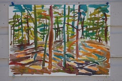 Ox-Bow wood's number 2, Painting, Watercolor on Watercolor Paper
