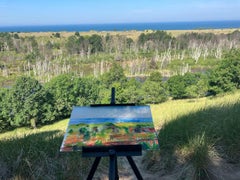 Crow's Nest Saugatuck, MI, Gemälde, Aquarell auf Aquarellpapier