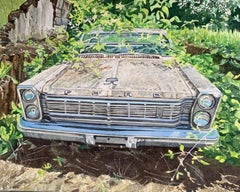 Old Ford, peinture, aquarelle sur papier aquarelle