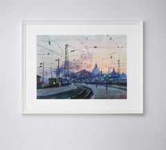 « Travel », peinture, aquarelle sur papier aquarelle