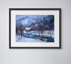 "Vicino al ruscello", Pittura, Acquerello su carta