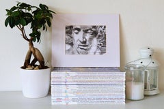 Interpretation I Jesus, Drawing, Pen & Ink on Watercolor Paper