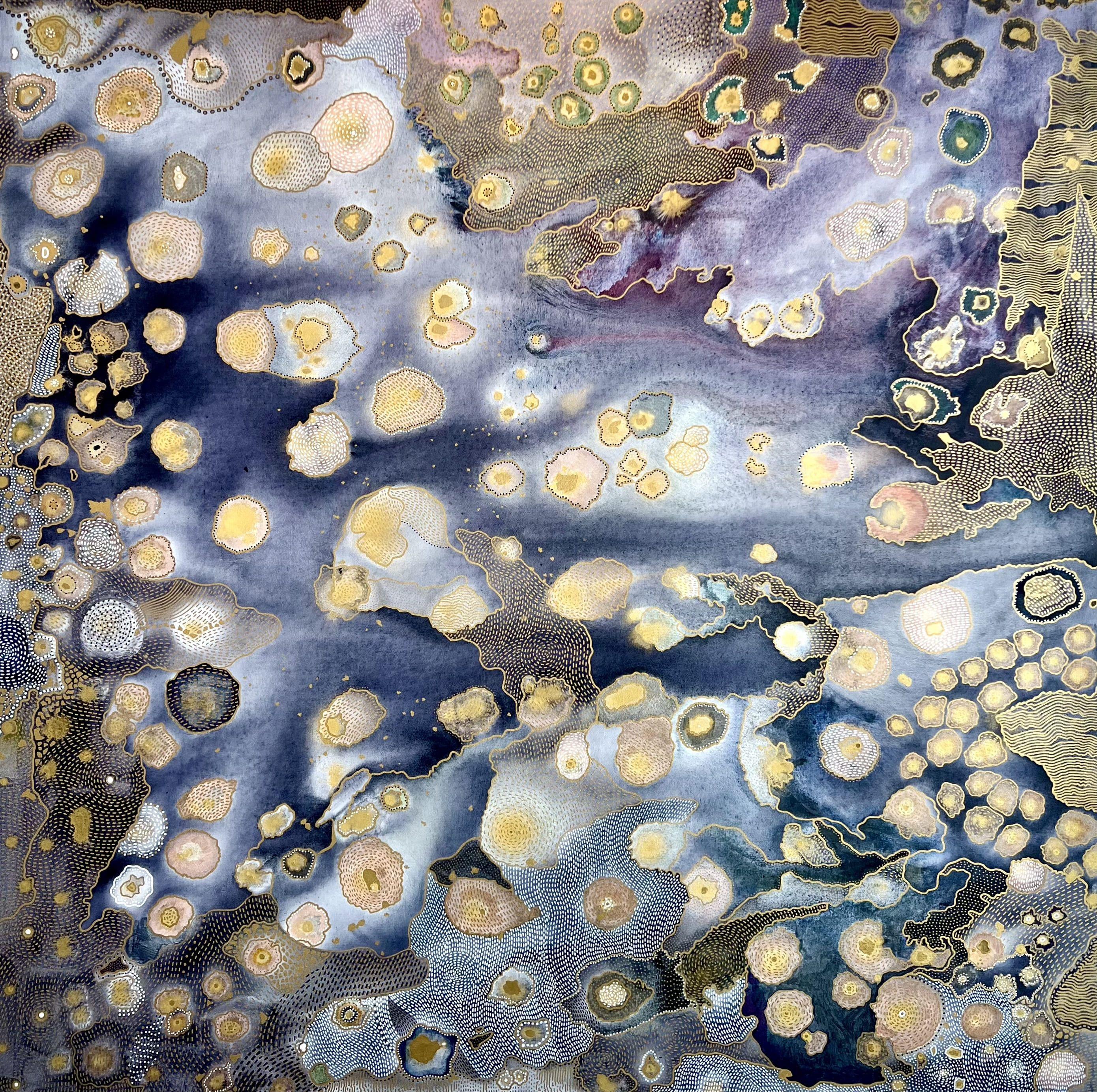 Devi  Pittura Tantra, Pittura, Acquerello su tela