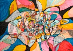 Le dessin, le stylo et l'encre sur papier, M-0023