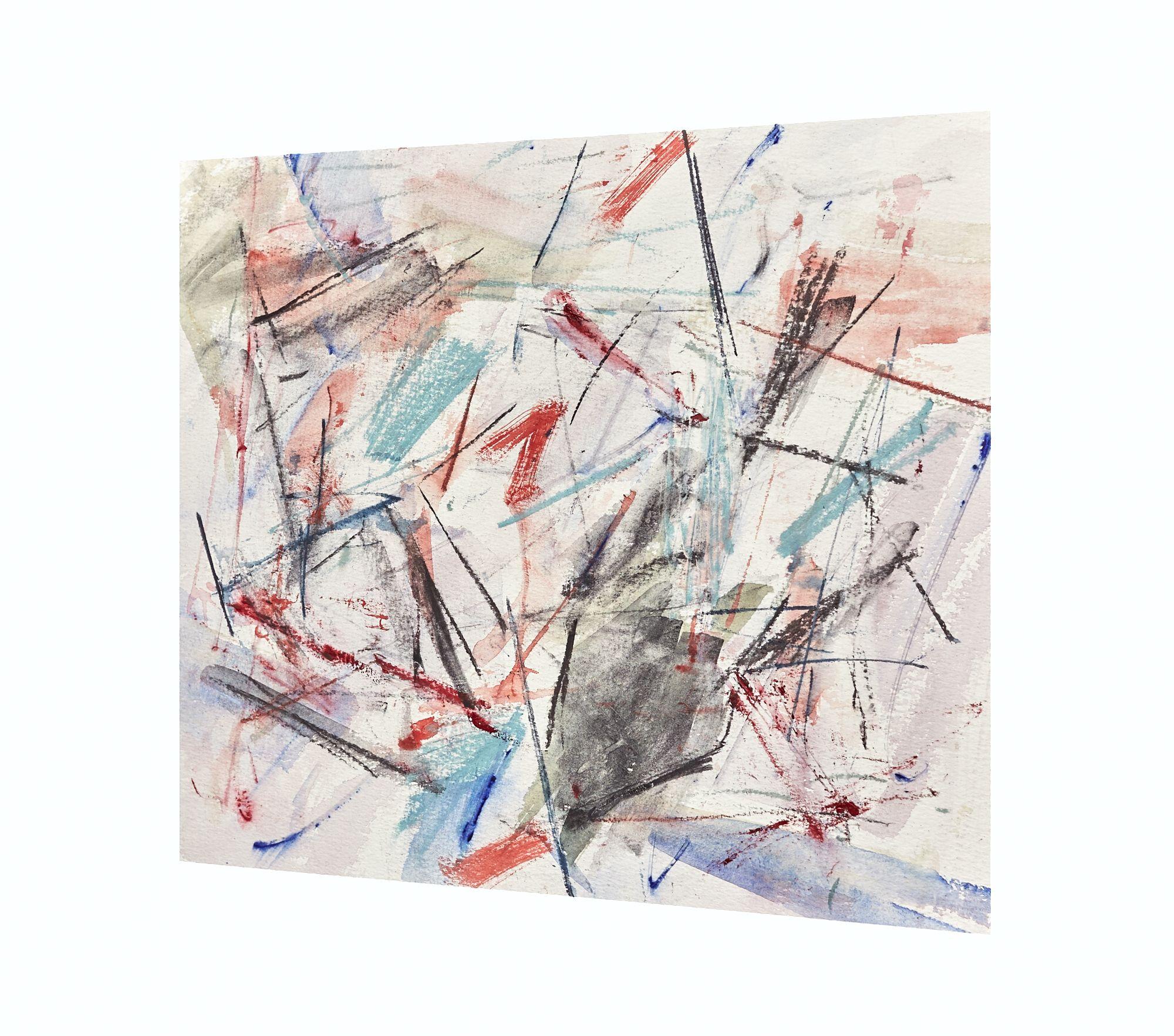 Racing, Gemälde, Aquarell auf Aquarellpapier – Art von Timothy Gent