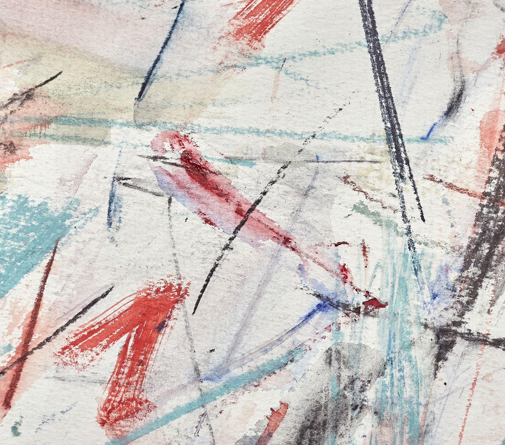 Racing, Gemälde, Aquarell auf Aquarellpapier (Abstrakt), Art, von Timothy Gent