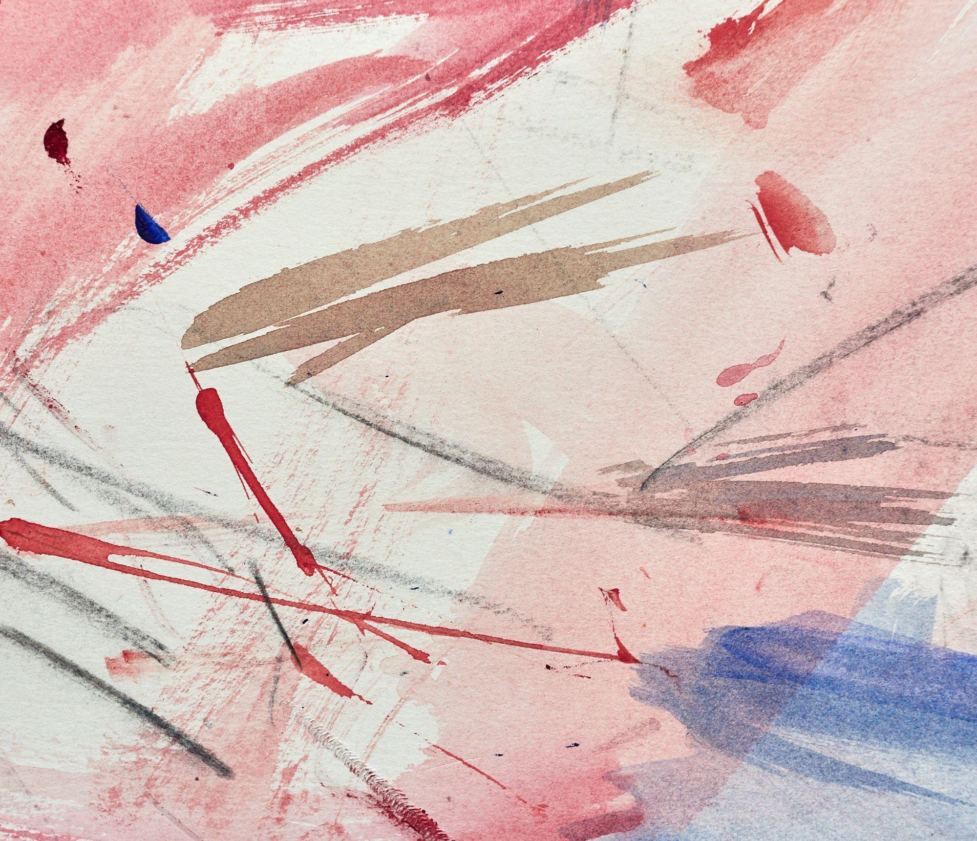 Cabalgar, Pintura, Acuarela sobre papel de acuarela - Art Abstracto de Timothy Gent
