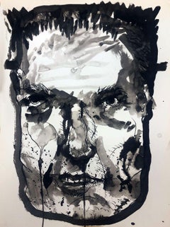 Frank N. Stein, Disegno, penna e inchiostro su carta acquerellata
