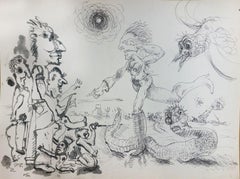 Kulture Klash, Drawing, Pen & Ink on Watercolor Paper