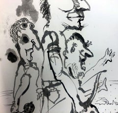Kulture Klash, Dibujo, Pluma y tinta sobre papel de acuarela