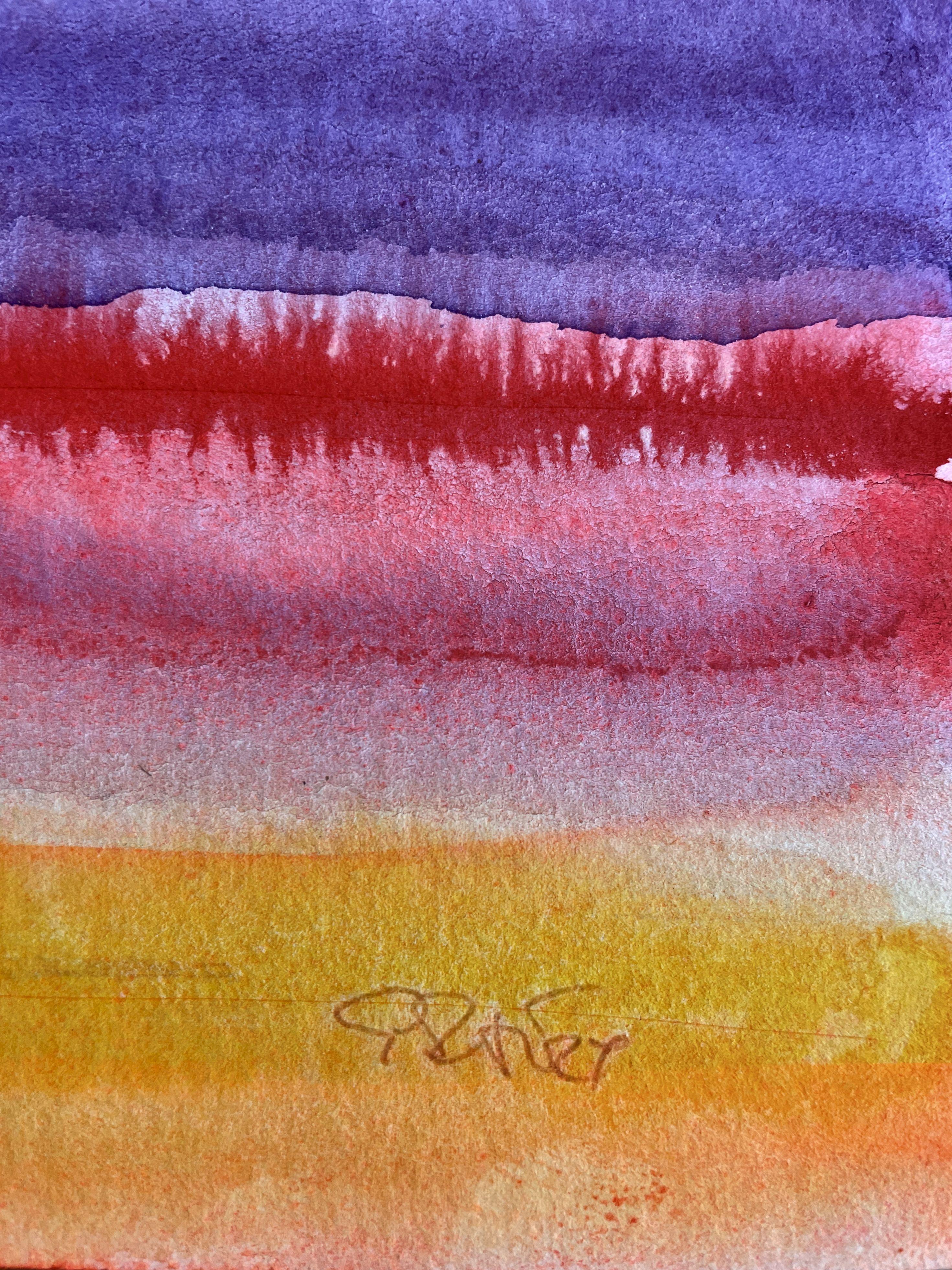 Tag, Gemälde, Aquarell auf Papier (Abstrakt), Art, von Gesa Reuter