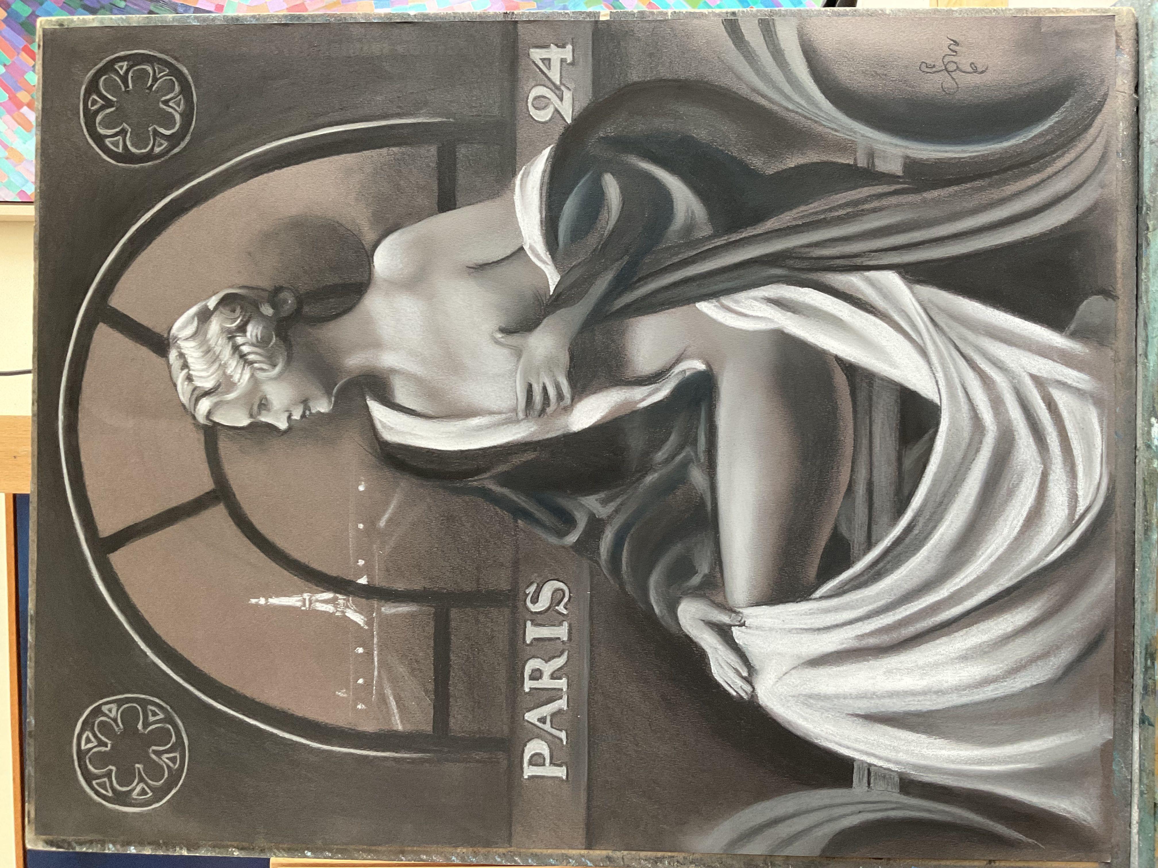 100 años de Art Decó    Este dibujo al pastel â€˜Paris 24 â€