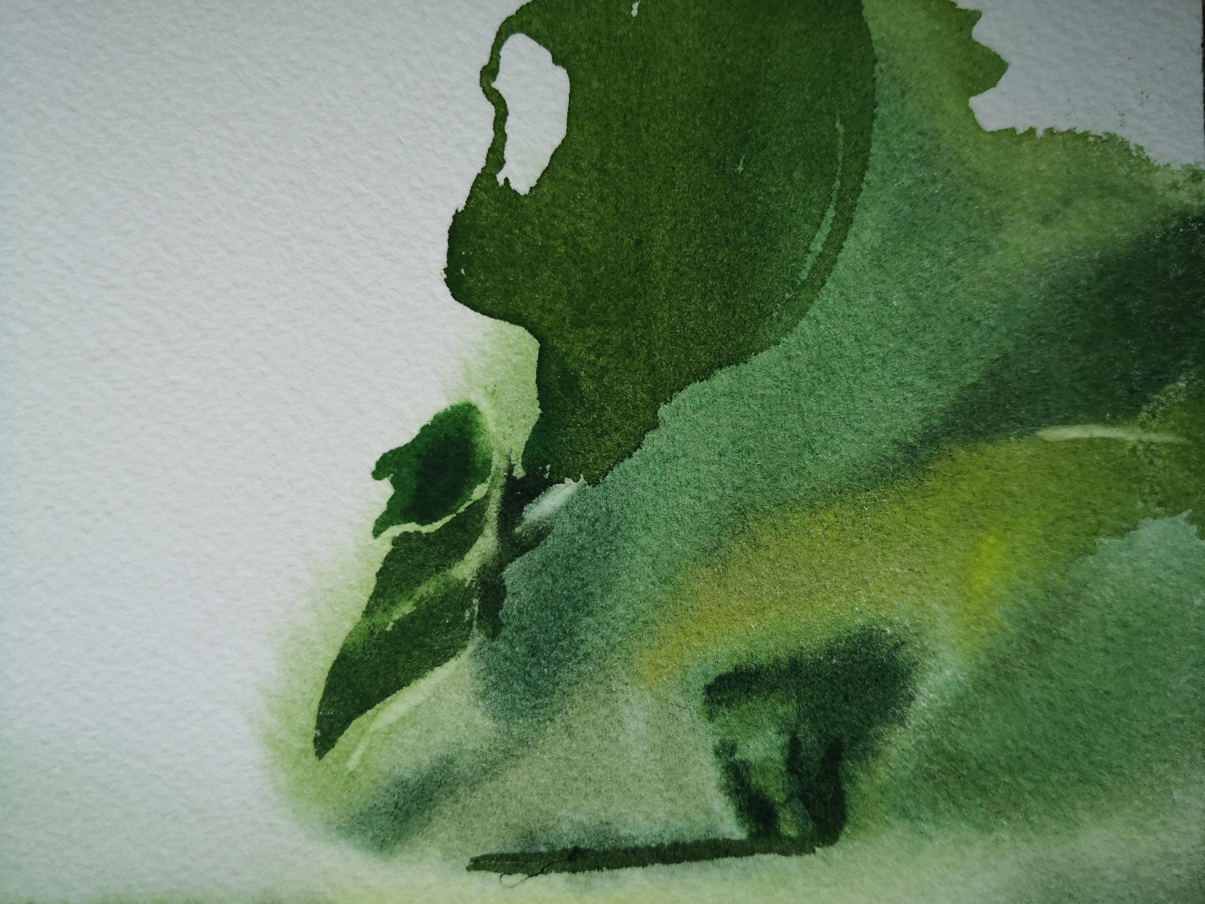 Watercolor work on Arches archival quality paper.  Every summer I do a series of works having vegetables and fruits as the main subject. :: Painting :: Expressionism :: This piece comes with an official certificate of authenticity signed by the