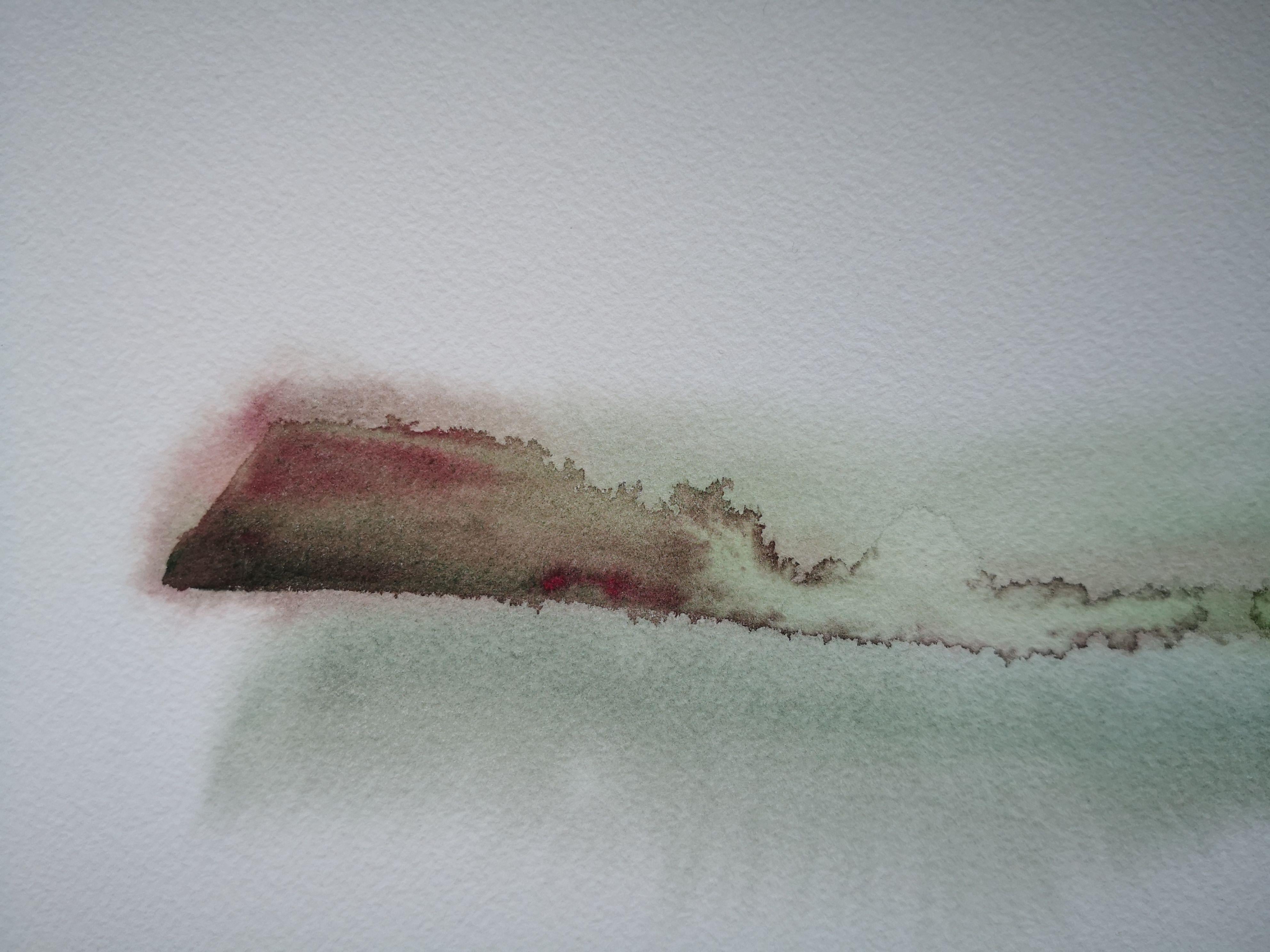 Leaf #2, Painting, Watercolor on Paper For Sale 1