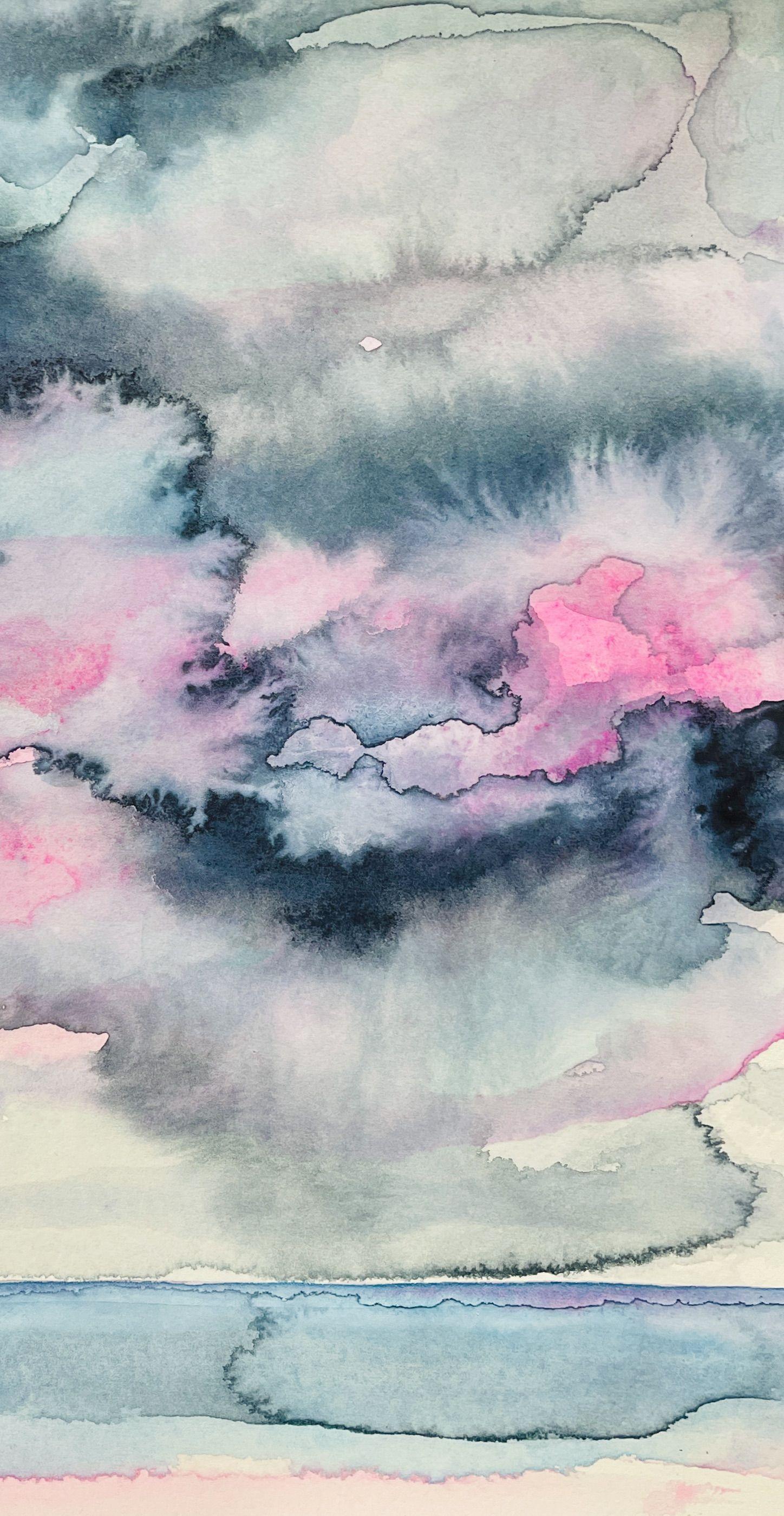 Tormentas de ayer, Pintura, Acuarela sobre papel en venta 1