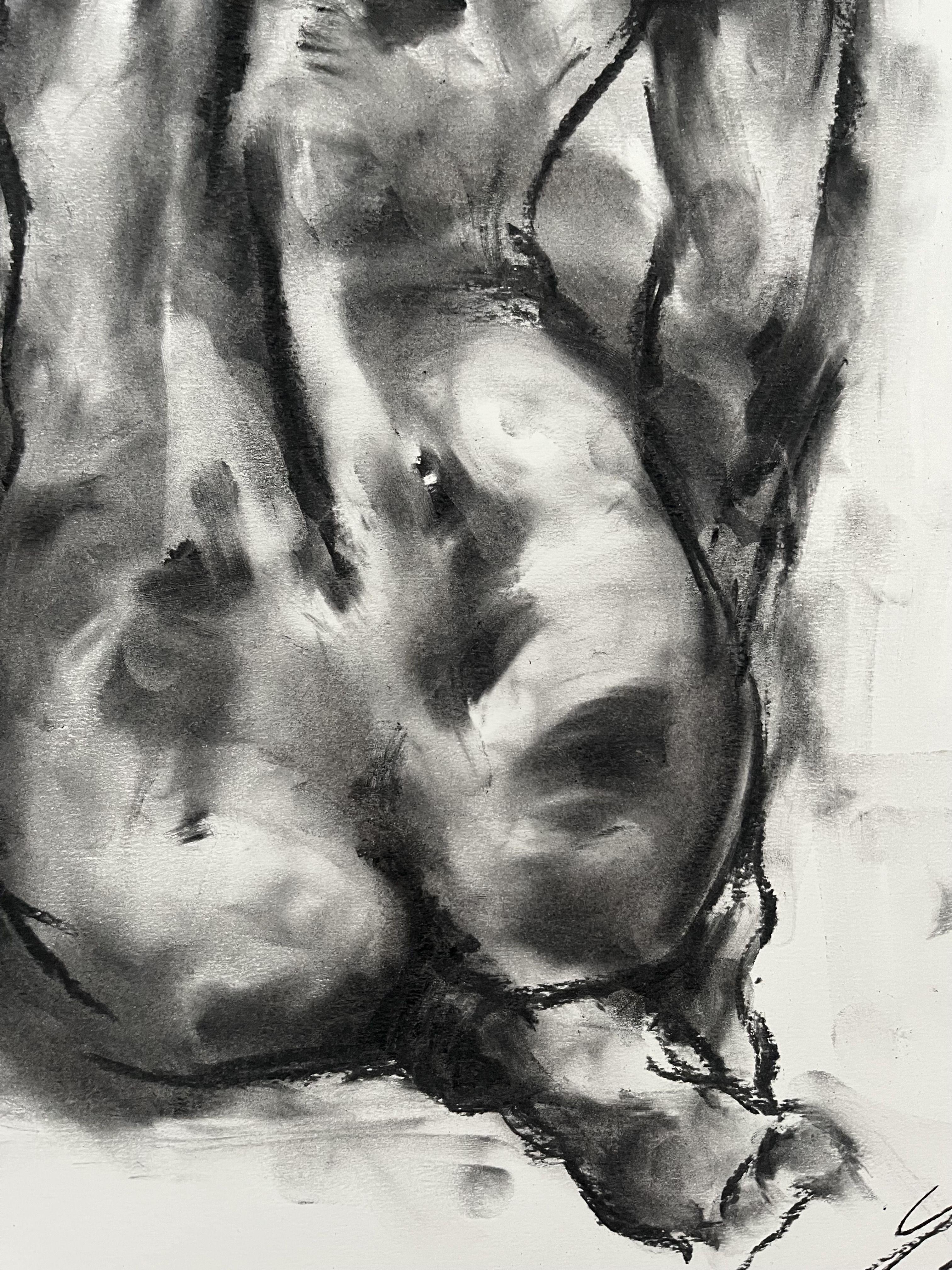 Ricordi, Disegno, Carboncino su carta in vendita 2