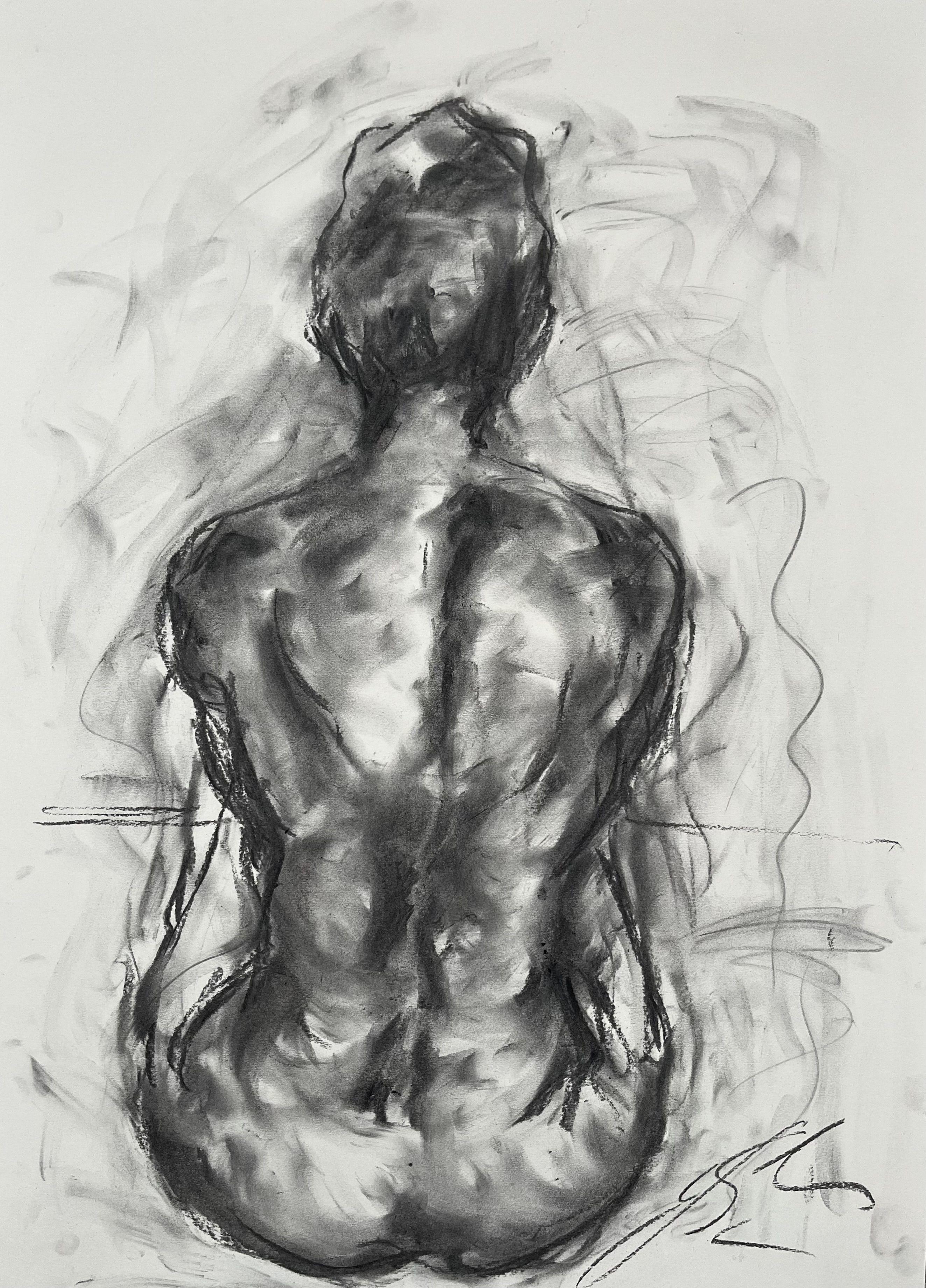 Remarkable, Drawing, Charcoal on Paper