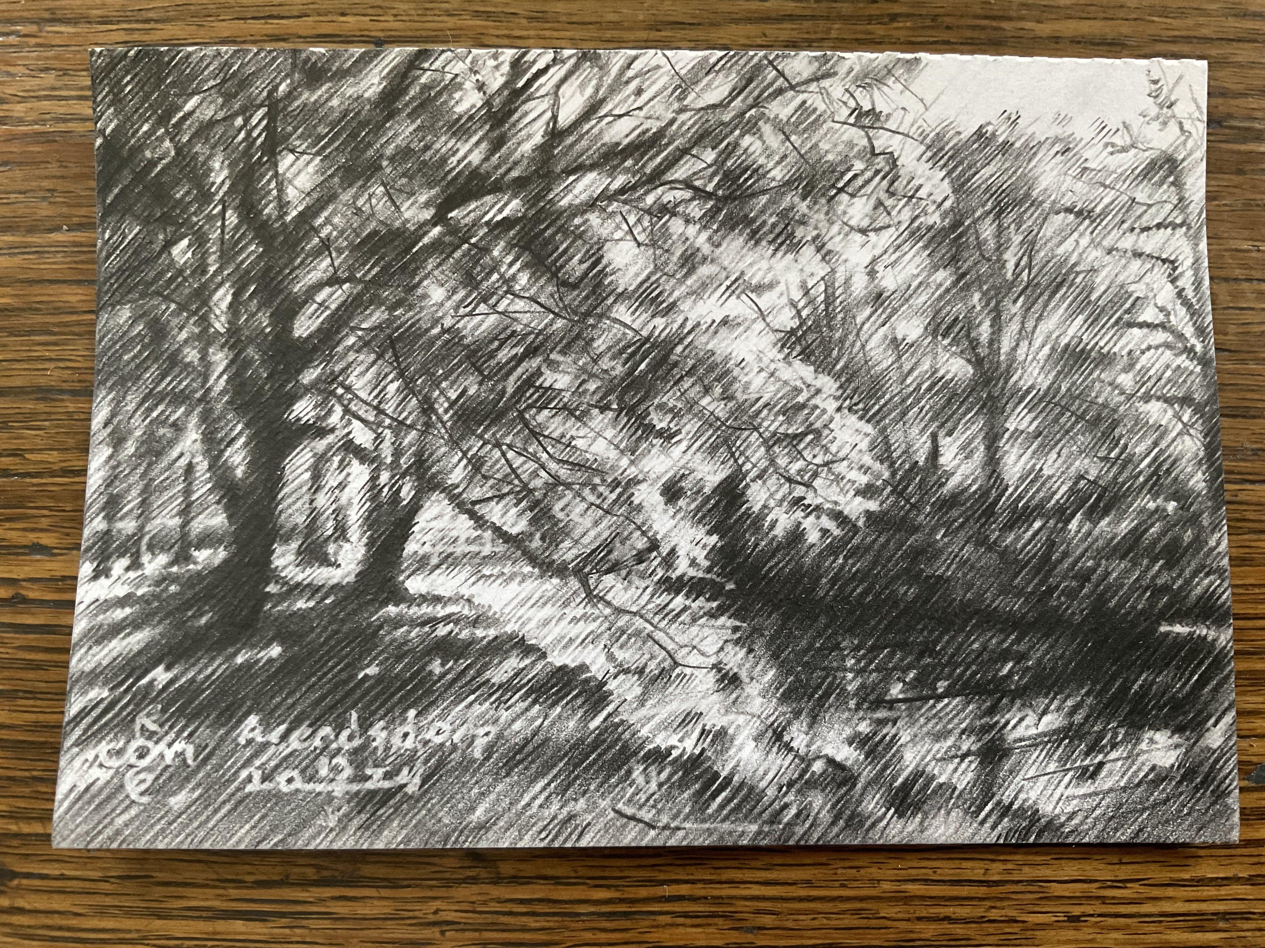 Eine echte Herausforderung  Diese Graphitstiftzeichnung â€˜Arendsdorp â€