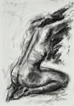 Ortu Solis, Drawing, Charcoal on Paper