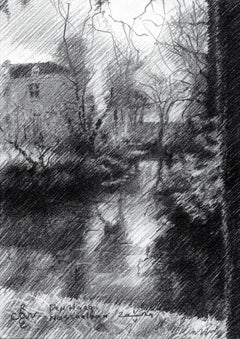 Den Haag - Nassaulaan - 01-05-24, Disegno, Matita/Matita colorata su carta