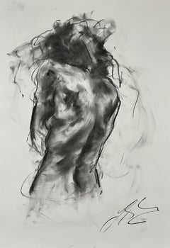 Uncertainty, Drawing, Charcoal on Paper