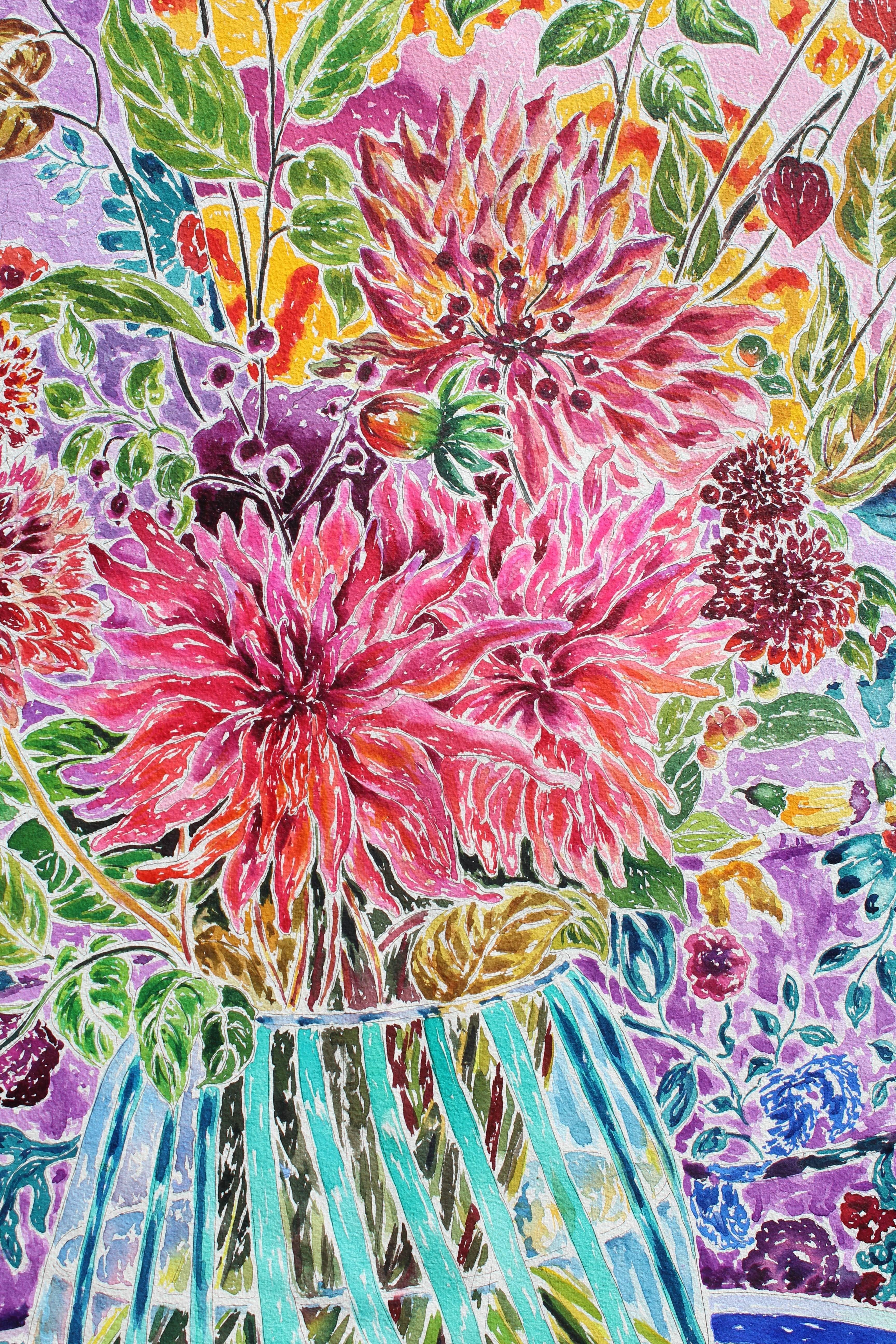 Tui Be Or Not Tui Be, Painting, Watercolor on Paper For Sale 2
