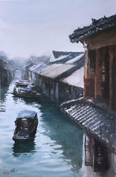 China_01, Painting, Watercolor on Paper