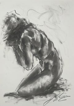 Enigma, Drawing, Charcoal on Paper