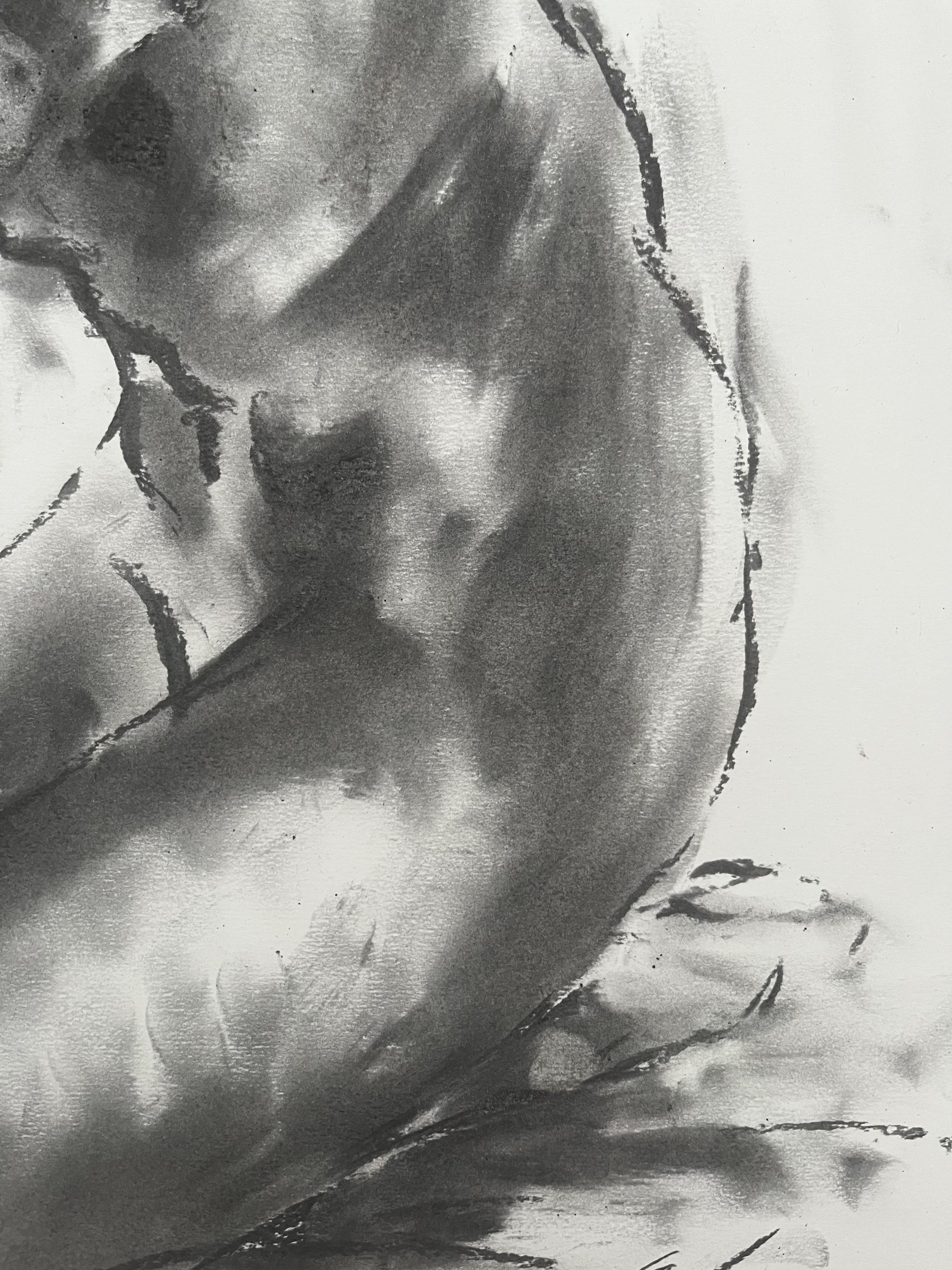Enigma, disegno, carboncino su carta in vendita 2