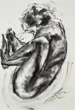 Impossible, Drawing, Charcoal on Paper