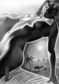 Sands of Time - 23-03-24, Drawing, Pencil/Colored Pencil on Paper
