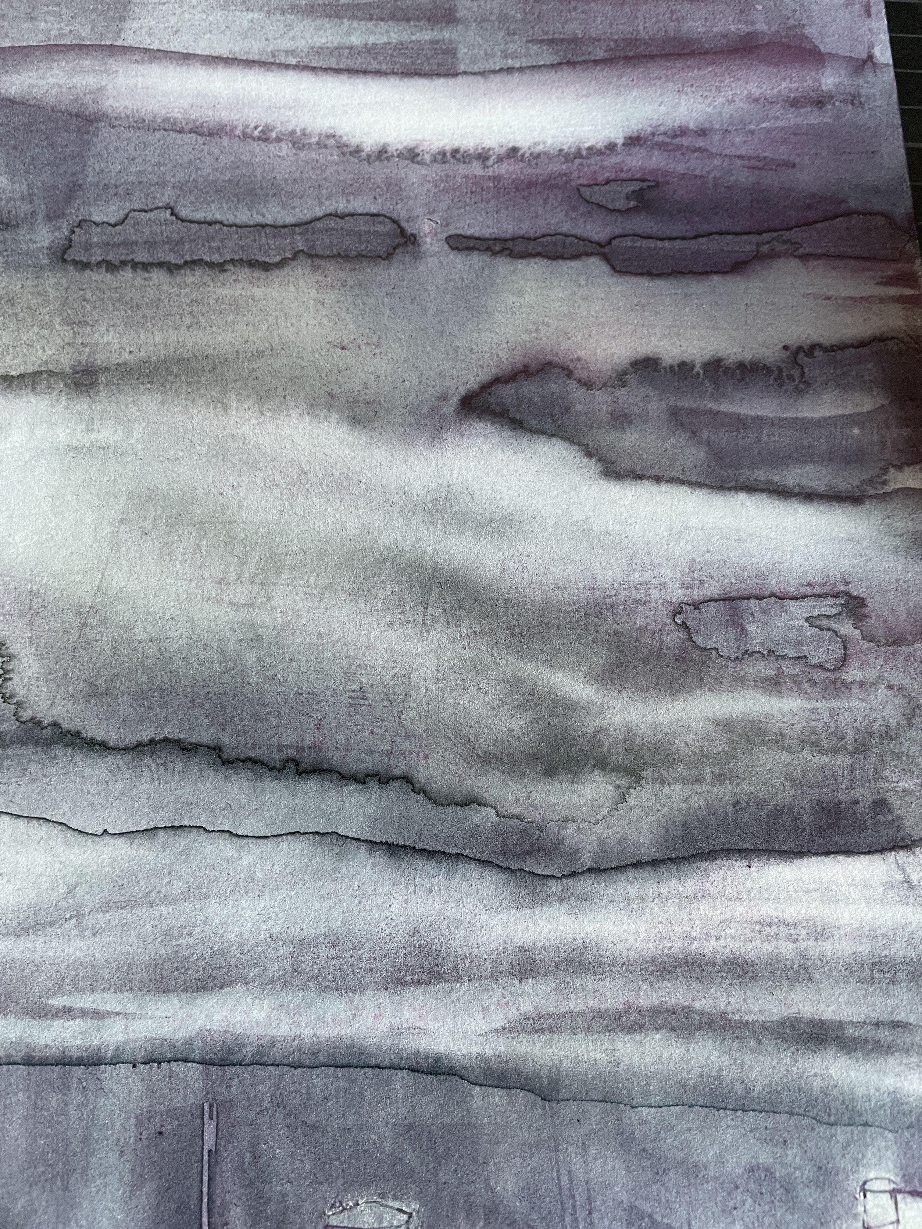 Suburbia, Malerei, Aquarell auf Papier (Zeitgenössisch), Art, von Gesa Reuter