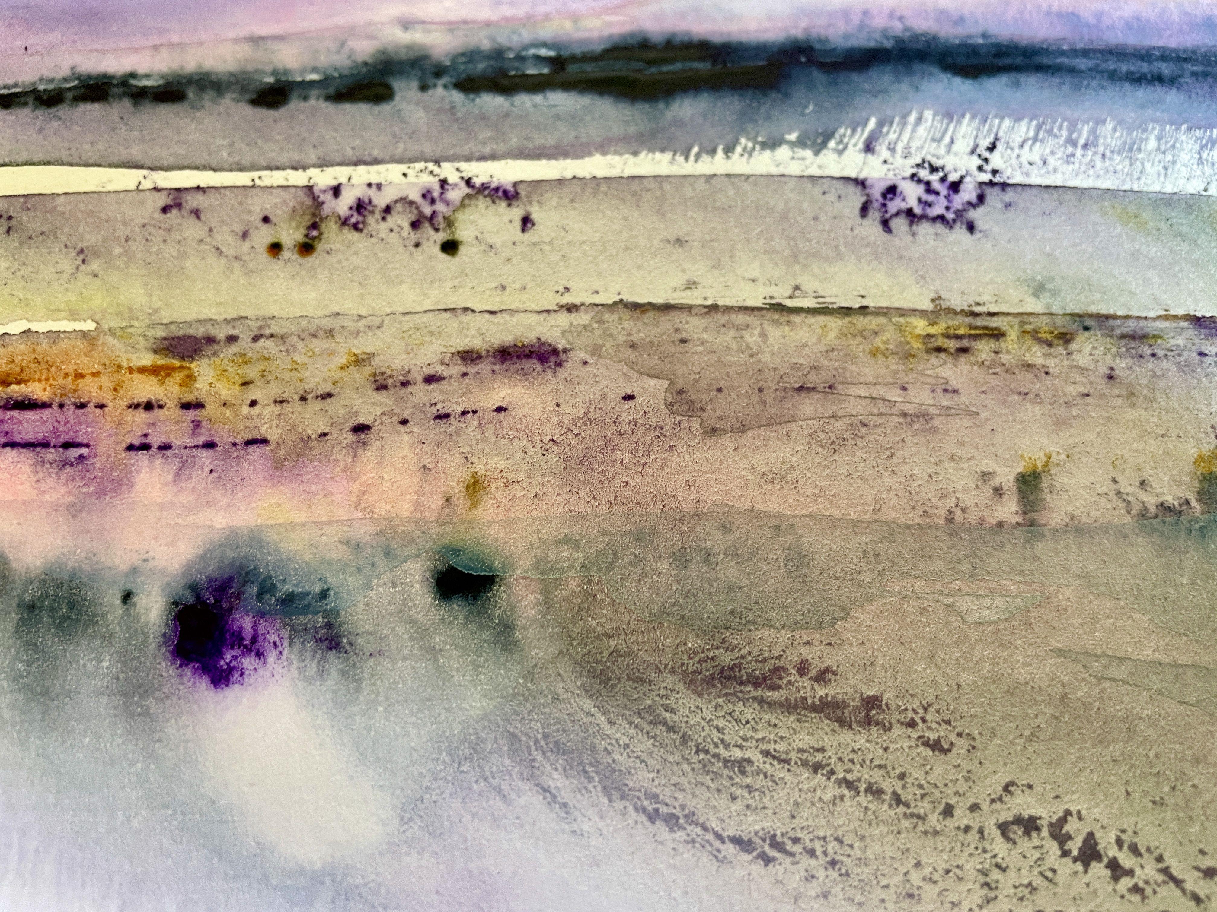 Das besondere Licht am frühen Morgen im Winter in meiner Gegend verleiht allem...... eine magische und verträumte Atmosphäre.    30x40 cm auf professionellem 300g Aquarellpapier, professionelle Aquarellfarben verwendet.  Teile des 30x40 cm großen